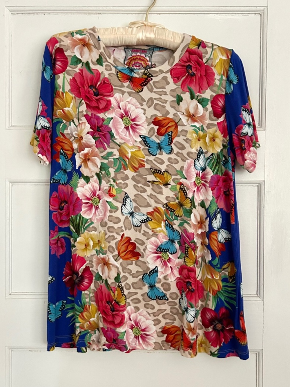 Johnny Was short-sleeve tee top Size S